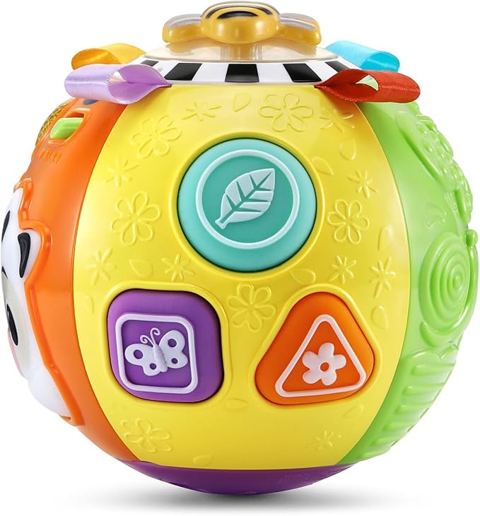 VTech Baby On-the-Moove Activity Ball with Textures, Orange
