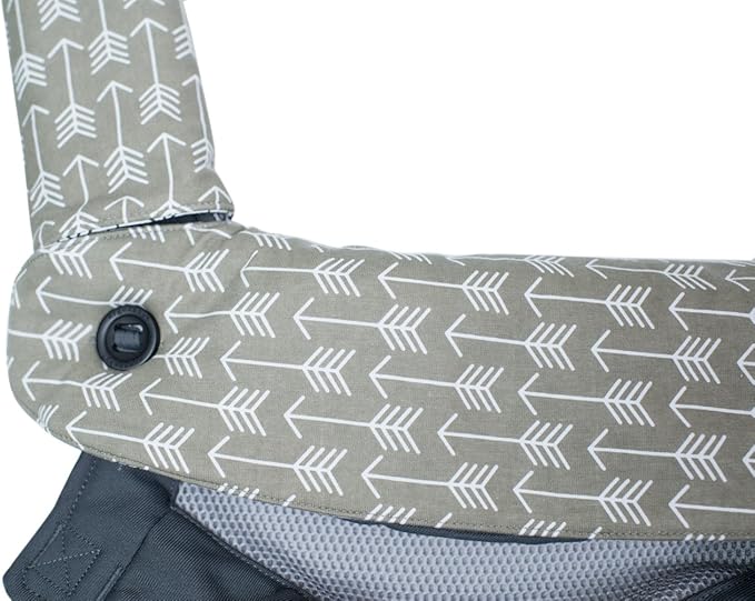 Mila Millie Premium Drool and Teething Reversible Cotton Pad - Fits Ergobaby Four Position 360 and Most Baby Carrier