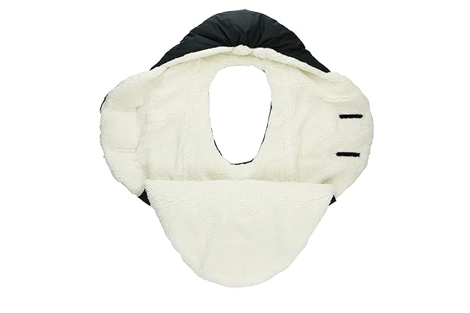 7AM Baby Car Seat Blanket - Multifunctional Car Seat Cover for Baby Boy & Girl, Winter Stroller & Car Seat Swaddle Blankets for Babies, Micro-Fleece & Plush Lined Warm Carseat Cover | Nido (Large)