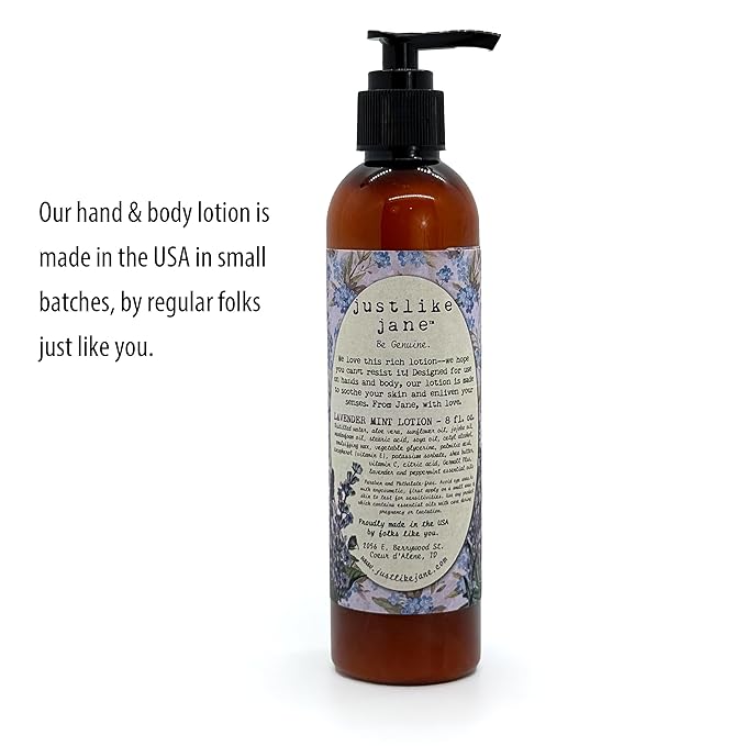 Just Like Jane™ Shea Butter Lotion | 8 fl oz | 8 scents | Scent: Lavender Mint