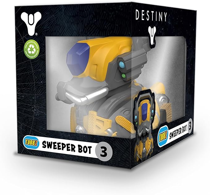 TUBBZ Boxed Edition Sweeper Bot Collectible Vinyl Rubber Duck Figure - Official Destiny 2 Merchandise - PC & Video Games