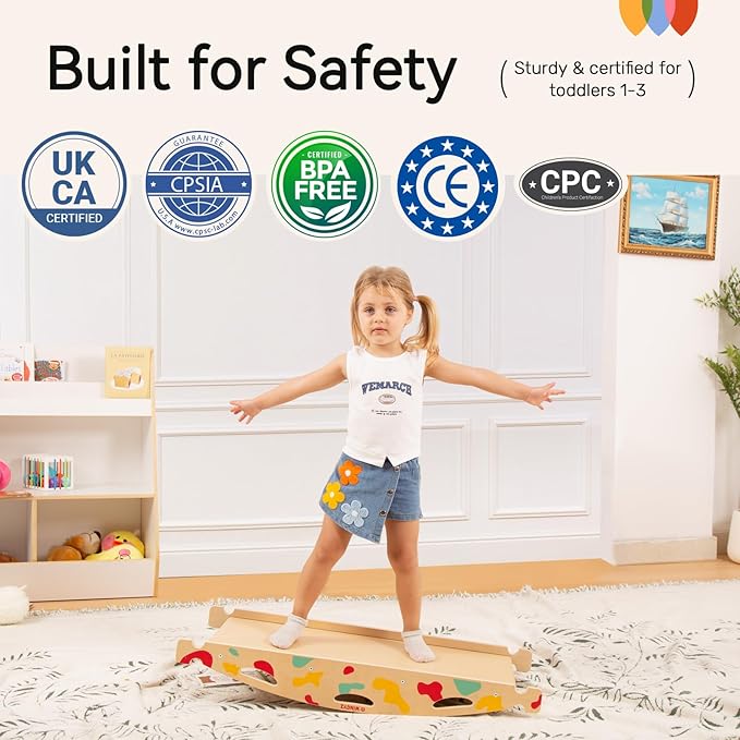 WINGYZ Pikler Triangle Set, Montessori Foldable 8-in-1 Jungle Gym & Reversible Animal Slide, Patent-Protected Climbing Set, Safe 2.35" Gap ASTM F963 Standards for Toddlers 18 Months-7 Years (Rainbow)