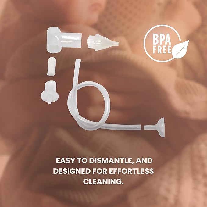 TensCare Nasal Aspirator – Helps to Clear Your Babys Blocked Nose and Removes Snot. Comes with Reusable and Cleanable Filters.