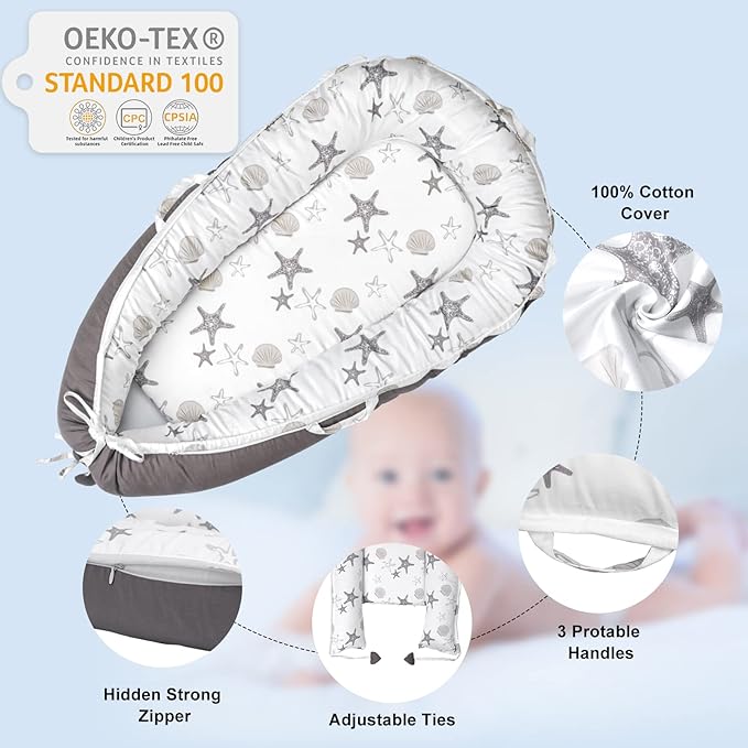 Viviland Baby Lounger_ Cover for Newborn