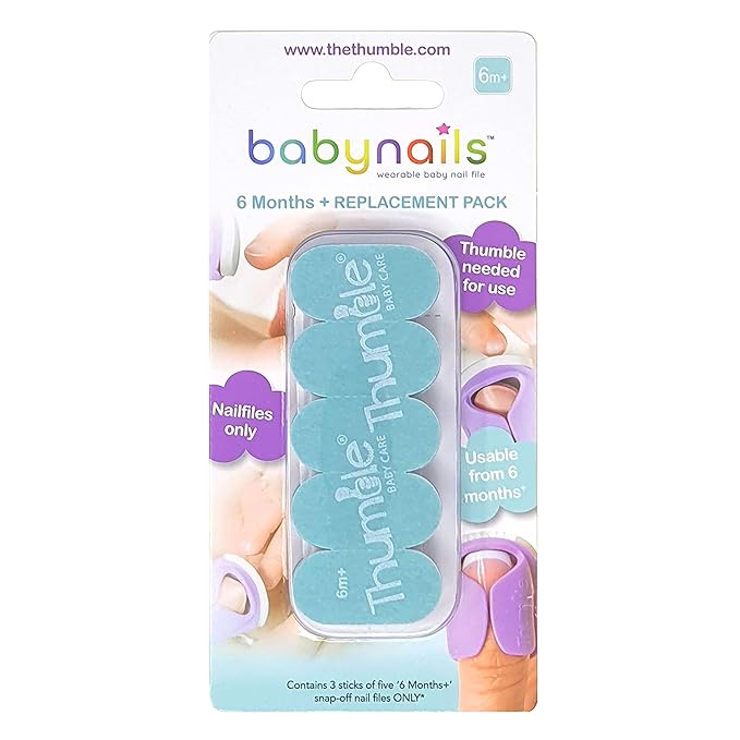 Baby Nails 6 Months+ Pack and a Pack of 15 Replacement (6months+) nailfiles