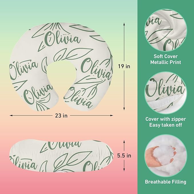 Custom Car Seat Covers for Babies - Breathable Baby Car Seat Cover for Girls Boys, Green Leaf Kick-Proof Newborn Carrier Canopy Stretchy Stroller Cover for 4 Seasons