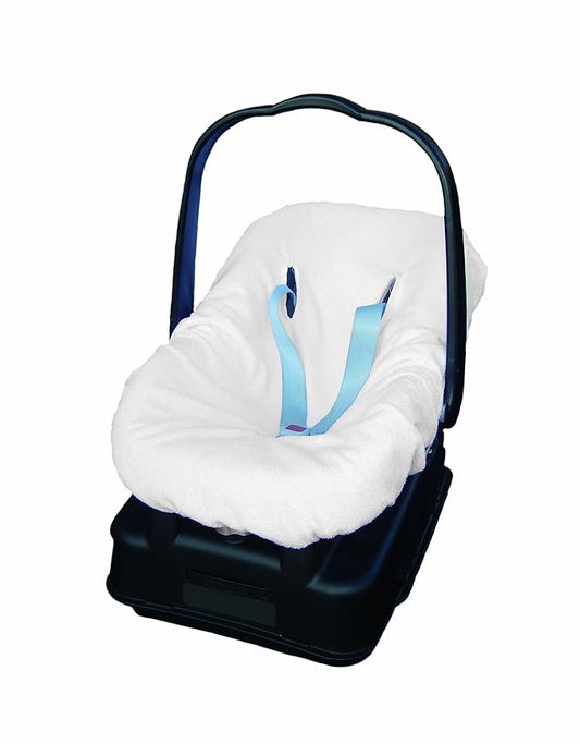Italbaby Baby Minder 050.0060-05 Universal Car Seat Cover, Cotton Sponge, Made in Italy, White