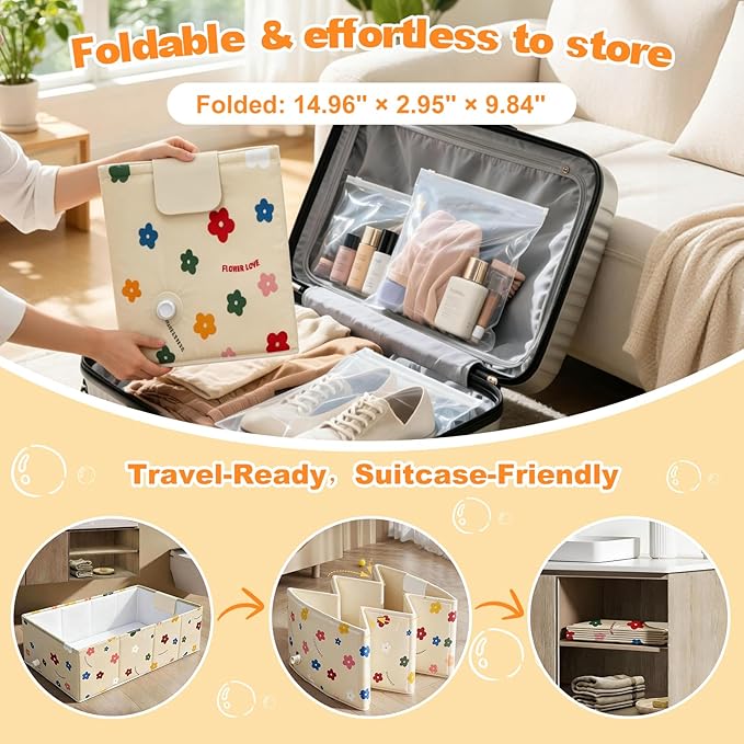 Baby Bathtub, 5-Layer Anti-Tear Foldable Toddler Bath Tub with Padded Bottom Drain Plug, Portable Collapsible Baby Bath for Travel, Shower, Sink, Indoor & Outdoor, 6 Months to 5 Years