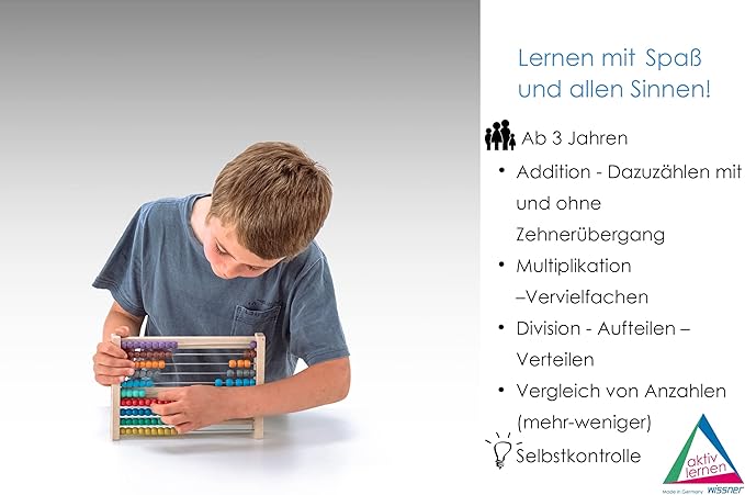 WISSNER Aktiv lernen 080203.700 Abacus Colourful