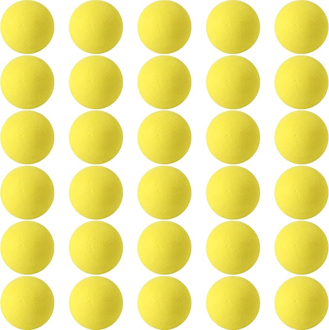 Mini Soft Foam Balls Assorted Play Balls Lightweight for Crafts, Birthday Party Favors and Gifts