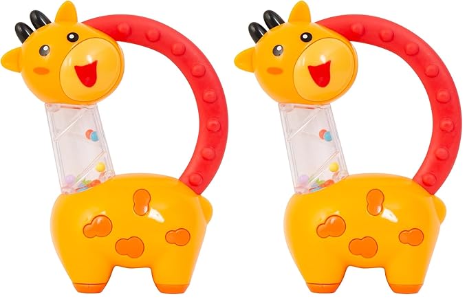 Smart Steps Jerry Giraffe Rattle and Teether (Pack of 2)