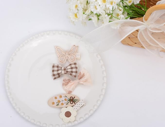 10 PCS Baby Girls Hair Clips Set Hair Barrettes Accessory for Babies Infant Toddlers Kids Baby Hair Clips