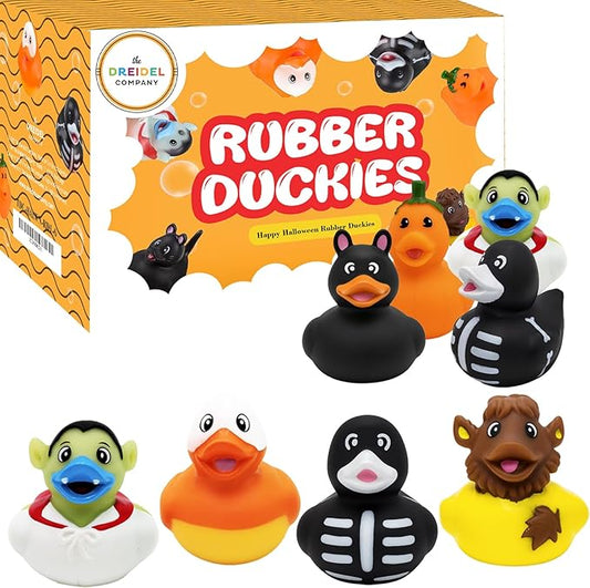 Halloween Rubber Duck Toy Duckies for Kids, Fun Bath Birthday Gifts Baby Showers Summer Beach and Pool Activity, 2" (200-Pack)