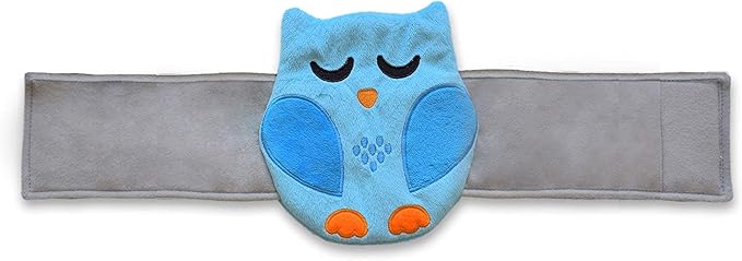 Baby Colic, Gas and Upset Stomach Relief, Baby Heated Tummy Wrap for Newborns - Belly Hugger - Infant Swaddling Belly Belt, Heating Pad with Soothing Warmth for Fussy Infants (Blue)
