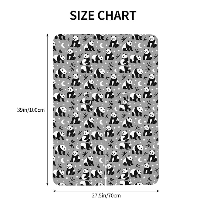 Panda with Leaves Baby Car Seat Canopy Nursing Cover for Newborn Car Seat Breastfeeding Covers Blanket Newborn Shower Gift