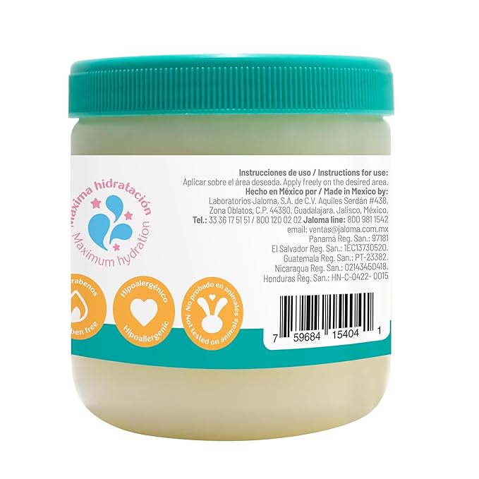 Jaloma Baby Petrolatum, Baby Vaseline Moisturizes and Softens Baby Skin, 8.11 Oz Jar (Pack of 2)
