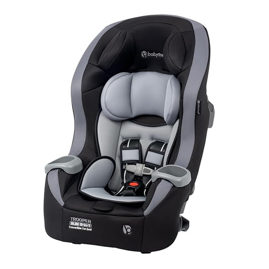 Baby Trend Trooper™ Slim 3-in-1 Convertible Car Seat, Dash Black – Slim Fit, 3-in-1 Growth Modes, Lightweight Design, Adjustable Comfort Padding