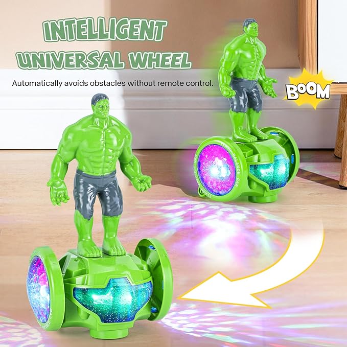 Toys for Boys Girls 1-3 Years Old,Kids Toys Car with Music and Lights,Interactive Electric Robot Toy Bump and Go Cars for Toddlers 3-5,Birthday Christmas Party Gifts for 1 2 3 4 Year Old Kids