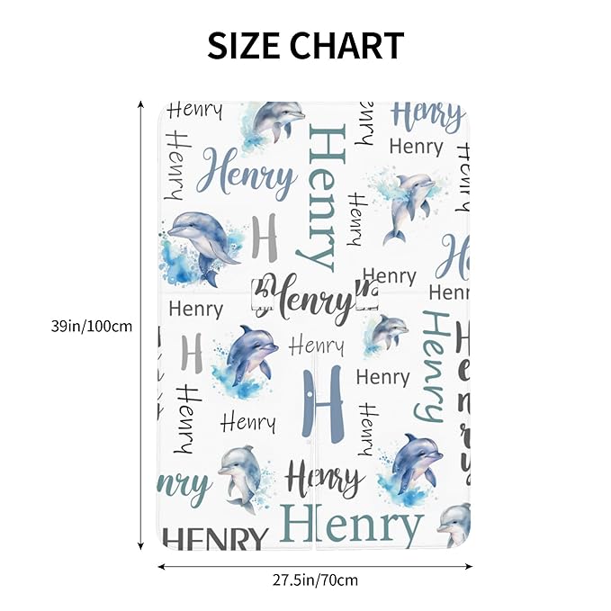 Personalized Baby Car Seat Cover Custom Name CarSeat Canopy Customized Dolphin Newborn Nursing Breastfeeding Cover Minky Baby Blanket Infant Car Seat Canopies for Baby Girls Boys