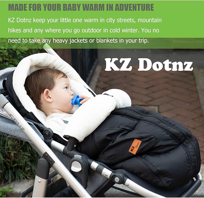 Weatherproof Winter Footmuff for Stroller Toddler, Univerisal Footmuff Infant and Toddler, Outdoor Waterproof Winter Walks Baby Stroller Bunting Bag/Sleeping Sack