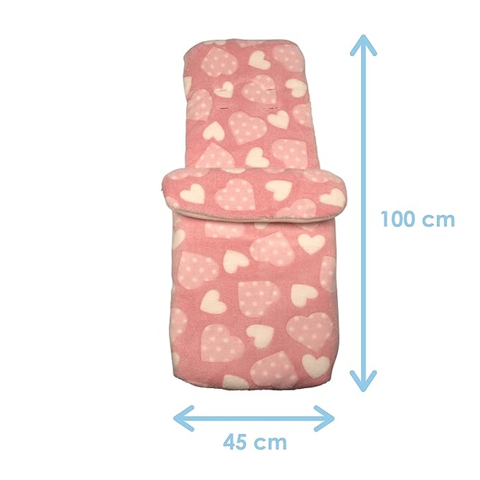 Clair de Lune Plush Footmuff (Heart)