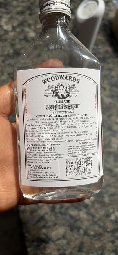 Woodward's Gripe Water 130ml (Pack of 3)