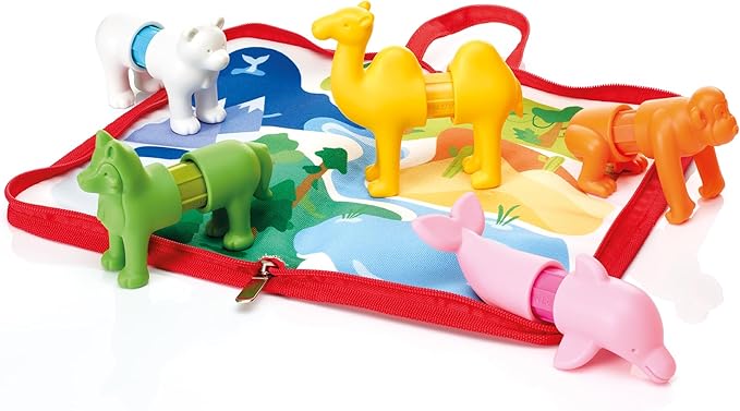 SmartMax My First Animals Around The World Magnetic STEM Building Set for Toddlers Ages 1–5