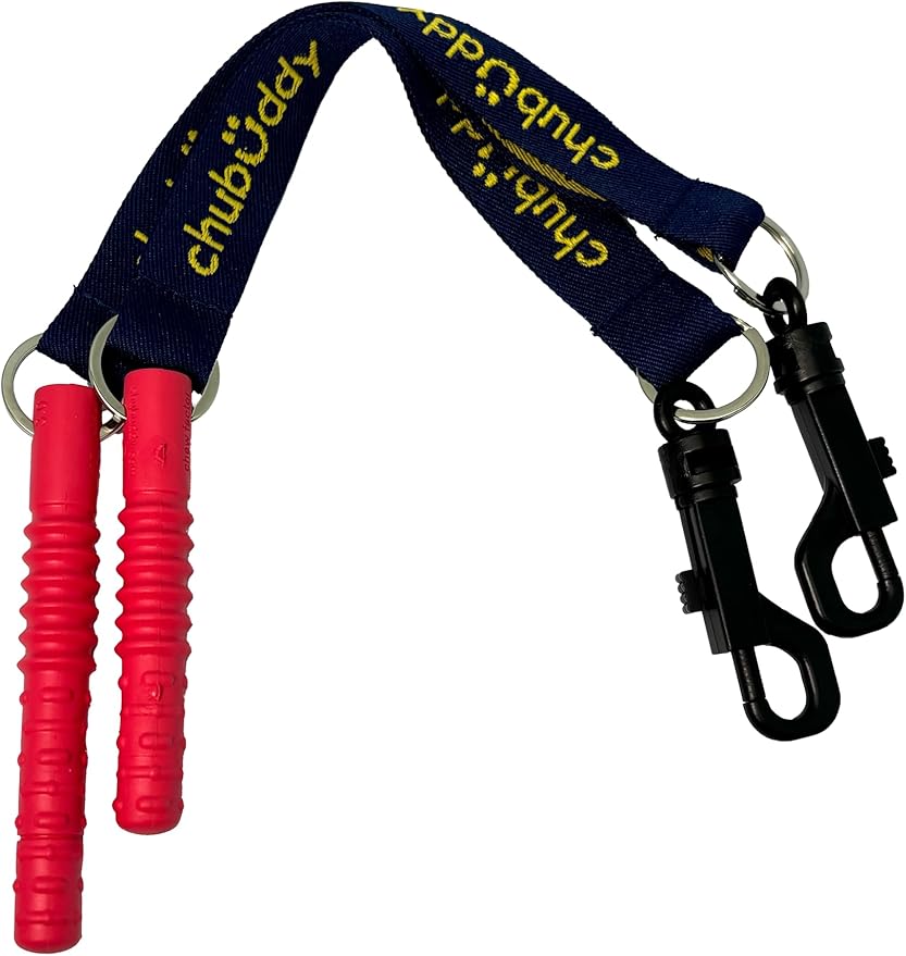 Tube Zilla® Clip-On Sensory Chew Toy – Tough Textured Chewable for Autism, ADHD, Oral Sensory Needs, Special Needs, and Anxiety – Junior and Regular Sizes – Ages 3+ (Red, Junior)