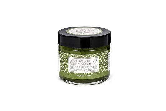 Catskills Comfrey: SkinTune 2oz: for severe sin irritation. Natural, clean & green skin health.100% infusion of comfrey, burdock, St John's wort, calendula & yarrow. Full-spectrum medicinal benefits