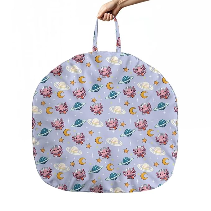 Newborn Lounger Cover, Salamander Print Soft Comfortable Baby Lounger Cover Removable Baby Lounger Slipover Snug Elastic Infant Lounger Cover for Most Babies