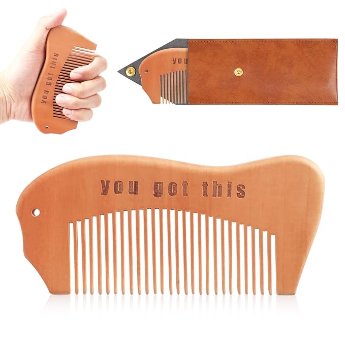 VZZNN Birthing Comb For Women Labor, Wood, Relief of Pregnancy Contractions and Pregnancy Pain (Designed By Moms For Moms)