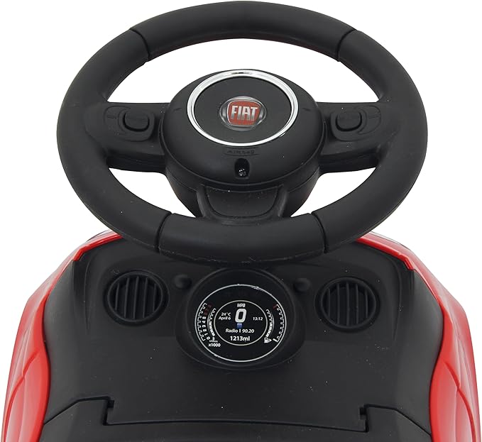 Jamara 460326 Fiat 500 Bobby Push Car, Red