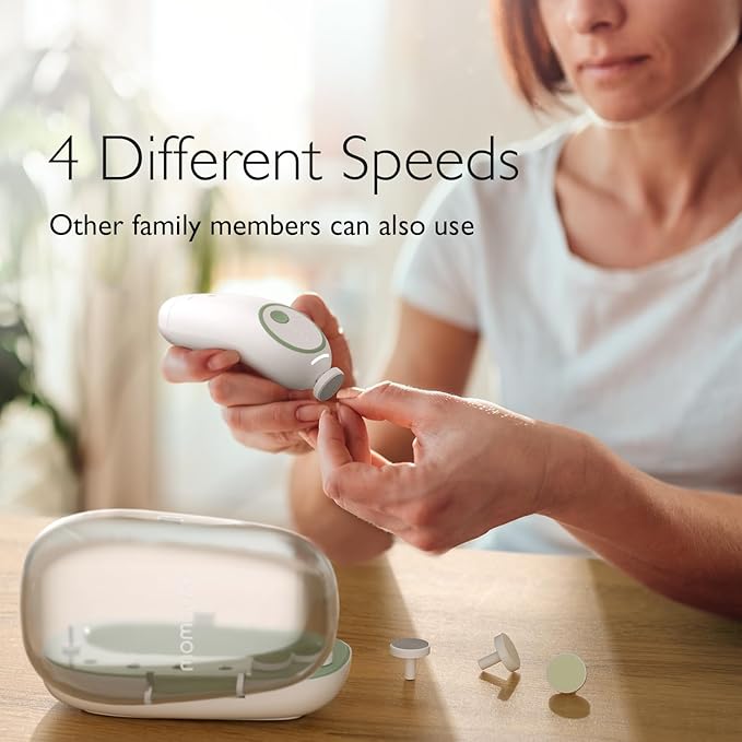Momcozy Baby Nail File Electric & Baby Nail Trimmer Replacement Pads