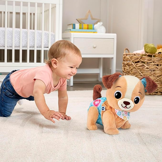 VTech Baby Explore and Move with Walking Puppy Plush Toy