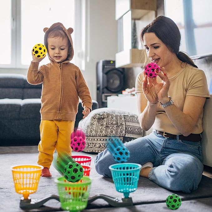 Aruytps 3 Pack Small Plastic Super Bouncing Ball Toys for Indoor Outdoor Play，Bouncy Ball for Kids