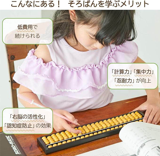 Unshudo Abacus Pack 23 Digit U-23E Solo Ban Patsk #36 Blue