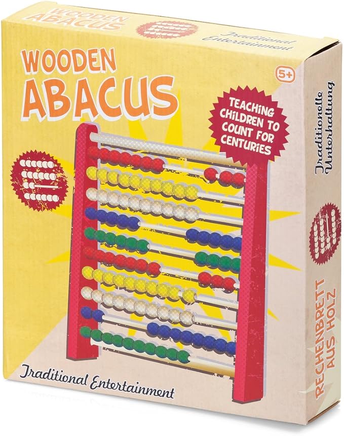 Tobar 19518 Wooden Abacus, Multicolour