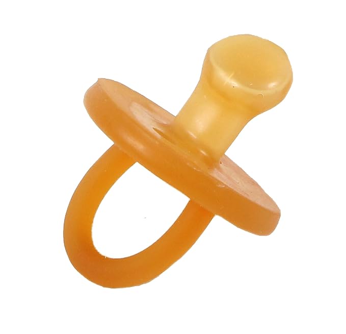 SWEETIE Rubber Orthodontic Pacifier 2 Count 6-12 Months Original Natural Rubber Pacifier