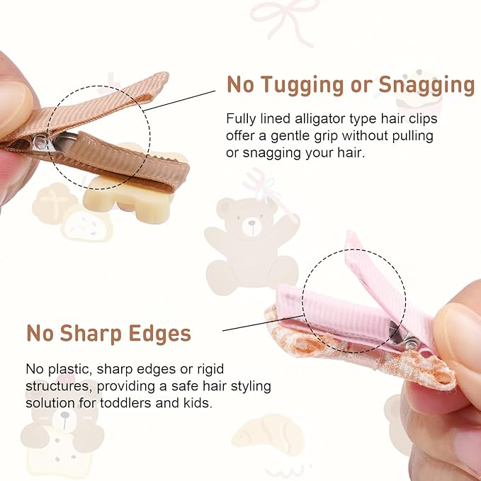 Hair Clips for Girls 19 Pcs Assorted Barrettes for Kids Spring Flower Bows Heart Cute Hair Accessories for Little Girls Teens Toddlers Child Kids Gifts
