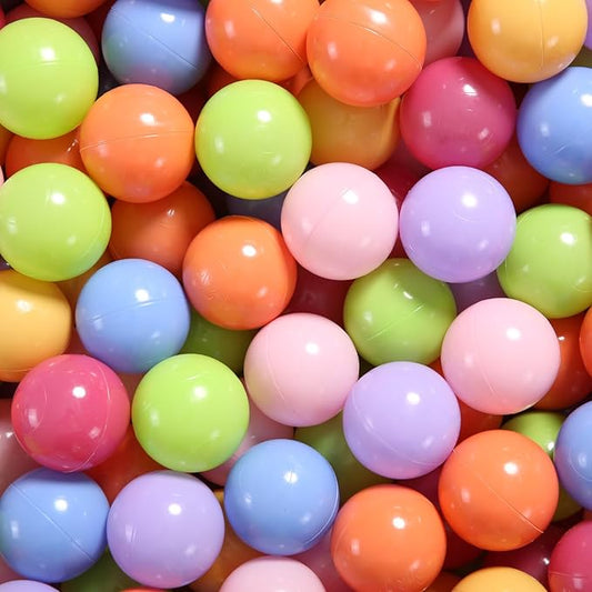 GOGOSO Ball Pit Balls for Toddlers Dogs Baby Boys Girls 2.2Inch Plasticball Toys for Kid Play Tent Birthday Slides Party Decor 50 100 170 200 500 1000