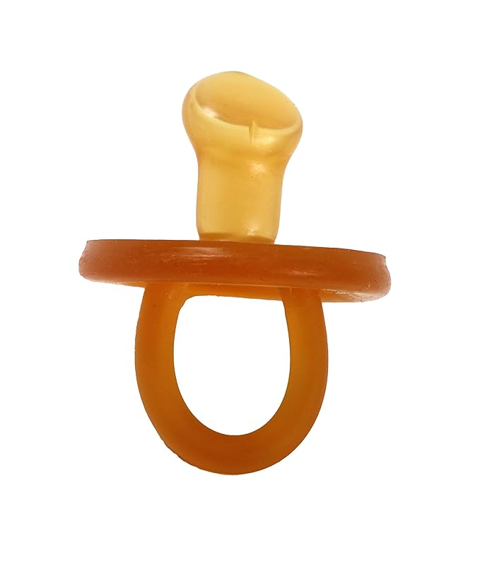 SWEETIE Rubber Orthodontic Pacifier 2 Count 6-12 Months Original Natural Rubber Pacifier