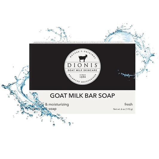 Dionis Goat Milk Men’s Fresh Scented Bar Soap 6 oz (Pack of 1)