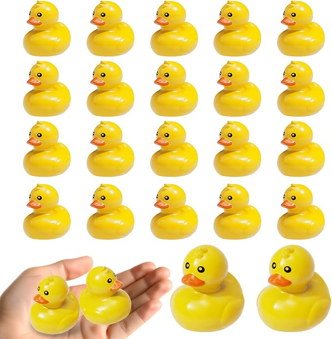 Duck Pond Matching Game Toys for Kids - 20 Plastic Ducks with Numbers,25" x 5" Kiddie Pool | Storage Bag, 2 Nets-Fun Memory Games - Water Outdoor Game for Children,Preschooler, Birthday Party Carnival