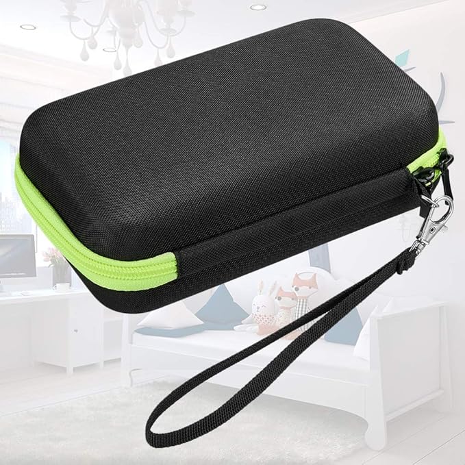 EXCEART Storage Bag Eva Hard Case Shockproof Protective Carrying Case with Lanyard for Non-Contact 7.87X4.92X2.48 Inches