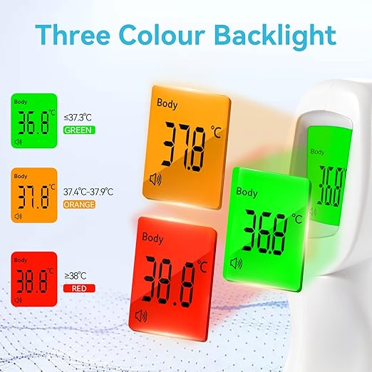 [Value Bundle] Berrcom Digital Thermometer DT007 & Berrcom No-Touch Infrared Thermometer for Adults and Kids JXB178