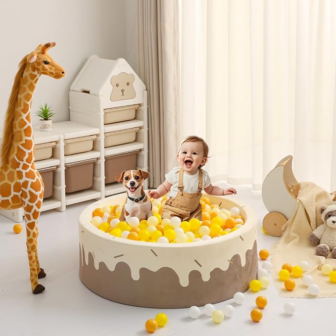 GOGOSO Ball Pit Balls for Toddlers Dogs Baby Boys Girls 2.2Inch Plasticball Toys for Kid Play Tent Birthday Slides Party Decor 50 100 170 200 500 1000