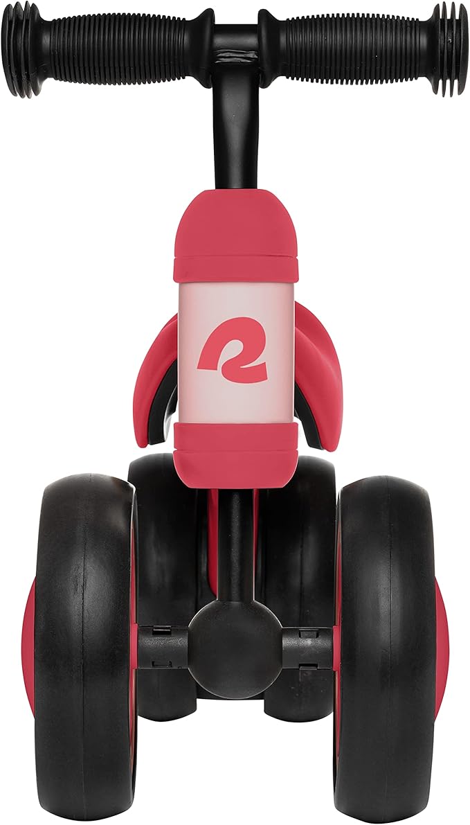 Retrospec Cricket Baby Walker Balance Bike with 4 Wheels for Ages 12-24 months - Toddler Bicycle Toy for 1 Year Old’s - Ride On Toys for Boys and Girls