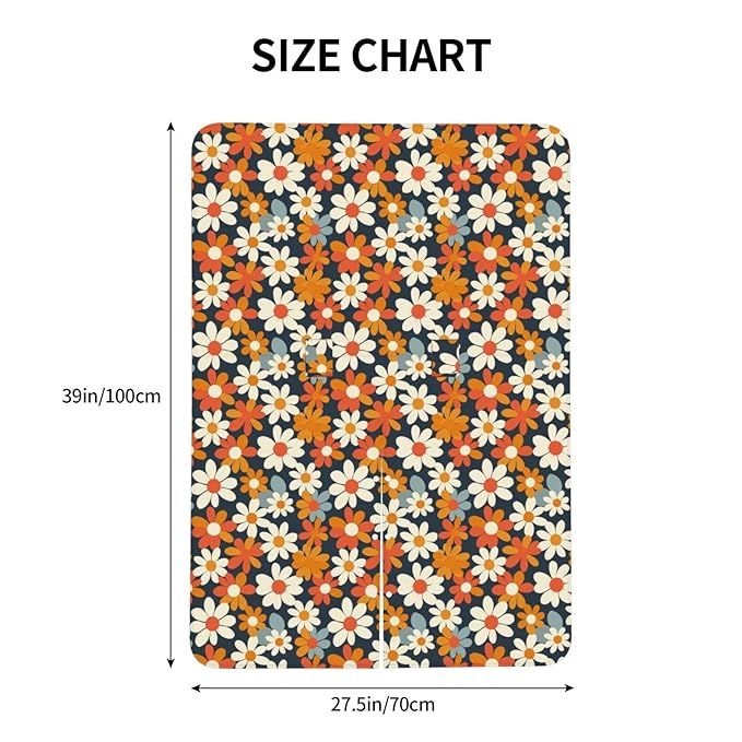 Retro Daisy Floral Baby Car Seat Canopy Nursing Cover for Newborn Car Seat Breastfeeding Covers Blanket Newborn Shower Gift