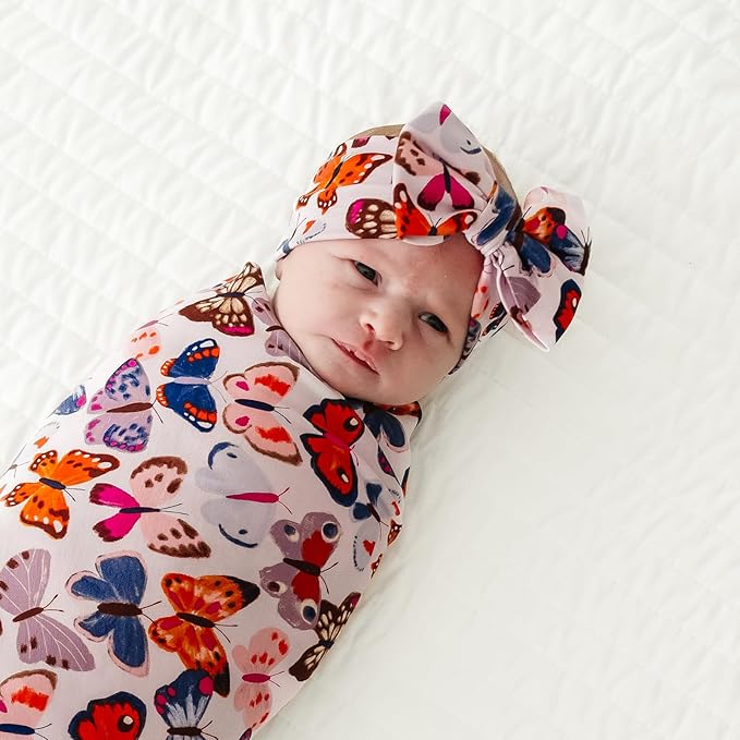 Little Sleepies Luxe Bow Headband, Butterfly Kisses