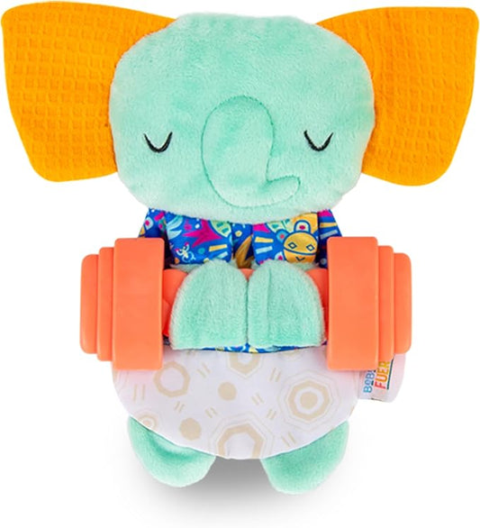 BEBE FUERTE Move & Groove Crinklie Elephant by Robin Arzon - Baby Crinkle Toys - Sensory Toys for Fine Motor Skills - Baby and Toddler Gifts for Ages 0 Months and Up